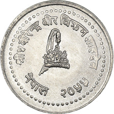 Coin, Nepal, SHAH DYNASTY, Birendra Bir Bikram, 25 Paisa, 1998, MS(63)