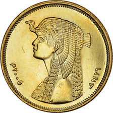 Coin, Egypt, 50 Piastres, 2005, Cairo, MS(64), Brass, KM:942.1