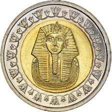 Moneda, Egipto, Pound, 2005/AH1426, Cairo, SC, Bimetálico, KM:940