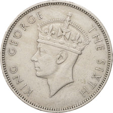 Coin, Mauritius, George VI, Rupee, 1950, EF(40-45), Copper-nickel, KM:29.1