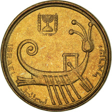 Monnaie, Israel, Agora, 1988, Jerusalem, TTB+, Bronze-Aluminium, KM:156