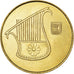 Monnaie, Israel, 1/2 New Sheqel, 1997, SUP+, Bronze-Aluminium, KM:174