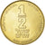 Coin, Israel, 1/2 New Sheqel, 1997, MS(60-62), Aluminum-Bronze, KM:174