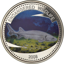 Coin, Palau, Sturgeon, 1 Dollar, 2008, unofficial private coin, MS(65-70)