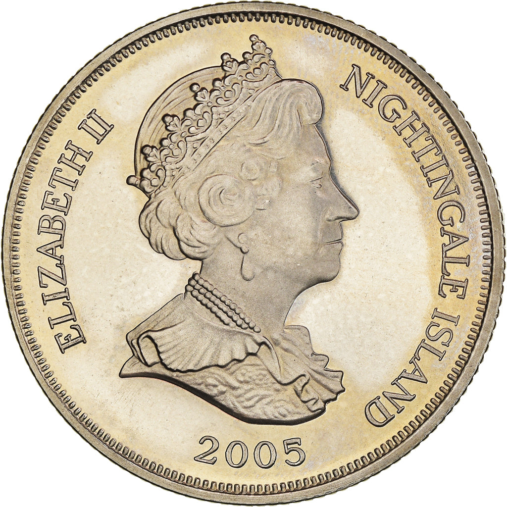 Coin, NIGHTINGALE ISLAND, Crown, 2005, unofficial private coin, MS(63)