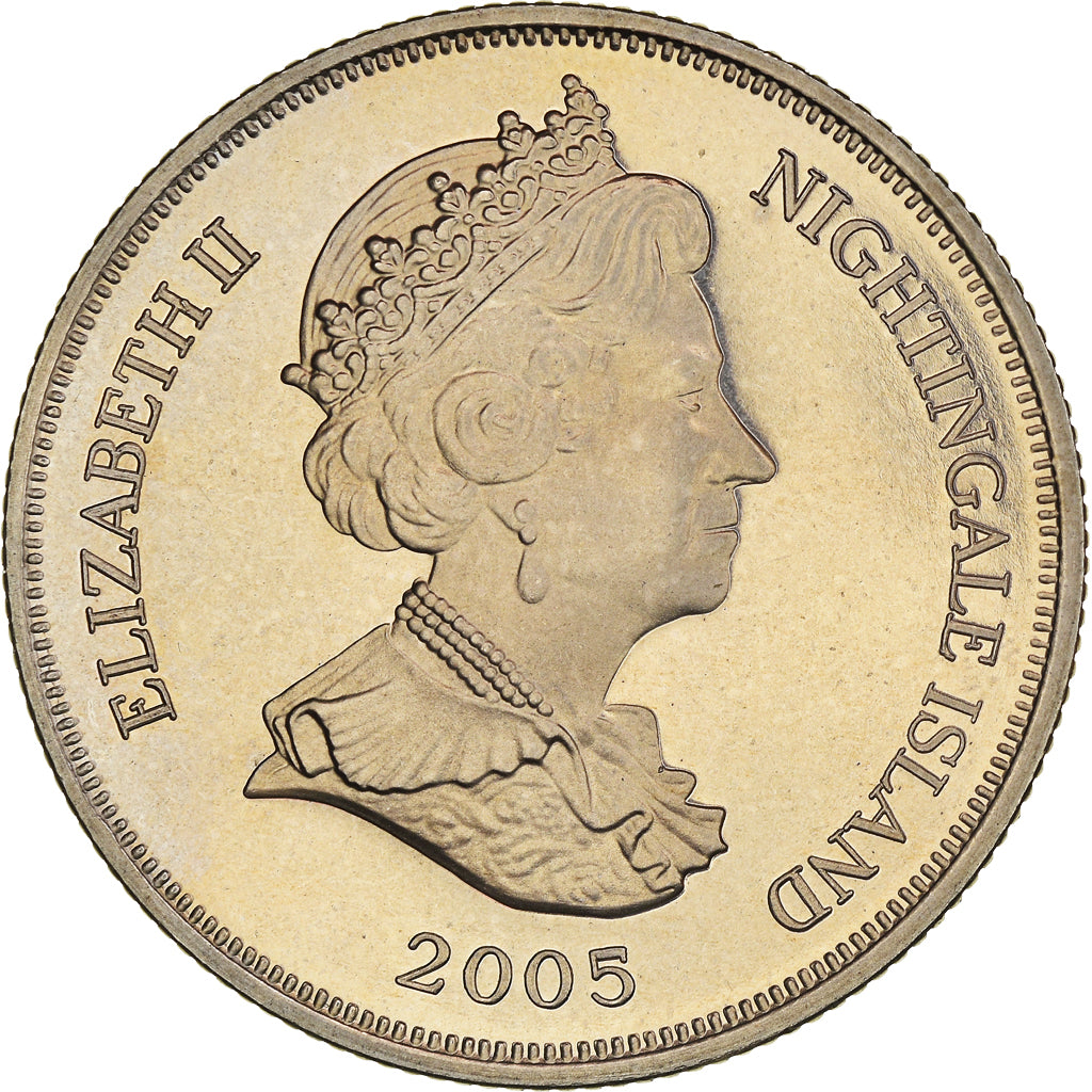 Coin, NIGHTINGALE ISLAND, Crown, 2005, unofficial private coin, MS(63)