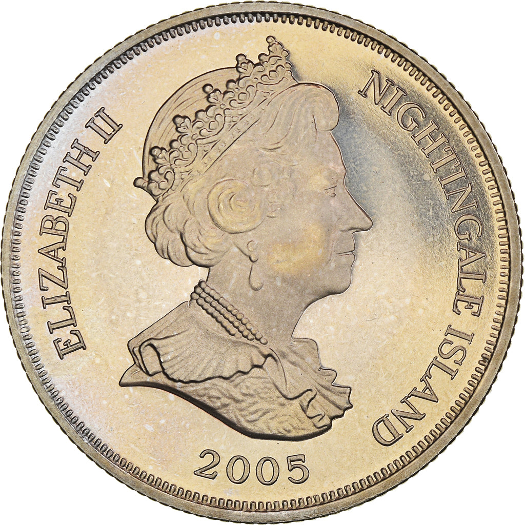 Coin, NIGHTINGALE ISLAND, Crown, 2005, unofficial private coin, MS(63)