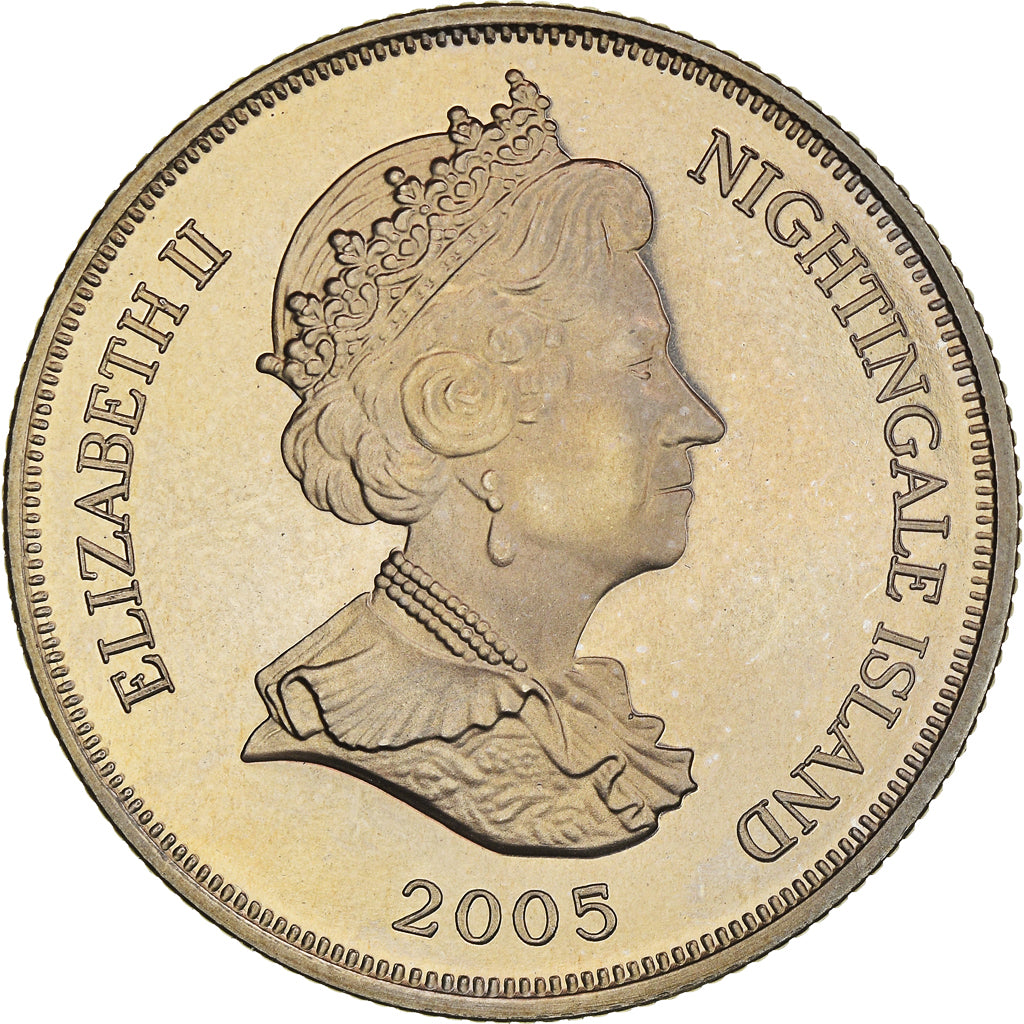 Coin, NIGHTINGALE ISLAND, Crown, 2005, unofficial private coin, MS(63)