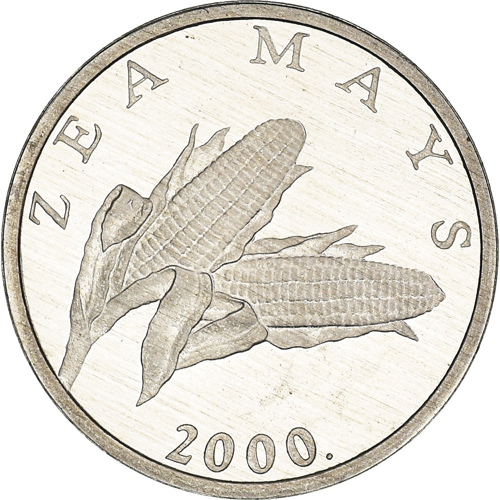 Coin, Croatia, Lipa, 2000, Proof, MS(65-70), Aluminum, KM:12