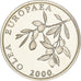 Coin, Croatia, 20 Lipa, 2000, Proof, MS(65-70), Nickel plated steel, KM:17