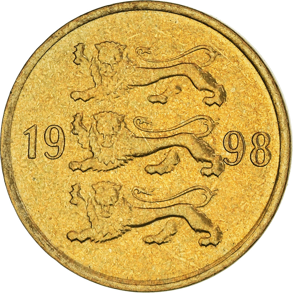 Münze, Estonia, 10 Senti, 1998, no mint, UNZ+, Aluminum-Bronze, KM:22