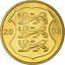 Moneda, Estonia, Kroon, 2008, SC, Latón, KM:44