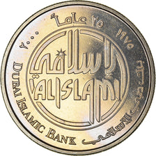 Coin, United Arab Emirates, Dirham, 2000, AU(55-58), Copper-nickel, KM:43