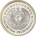 Coin, Uzbekistan, 5 Som, 1997, MS(63), Nickel Clad Steel, KM:9