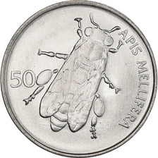 Coin, Slovenia, 50 Stotinov, 1992, MS(65-70), Aluminum, KM:3