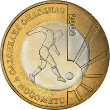 Coin, Slovenia, 500 Tolarjev, 2002, MS(64), Bi-Metallic, KM:45