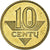 Moneta, Litwa, 10 Centu, 1997, MS(60-62), Mosiądz niklowy, KM:106
