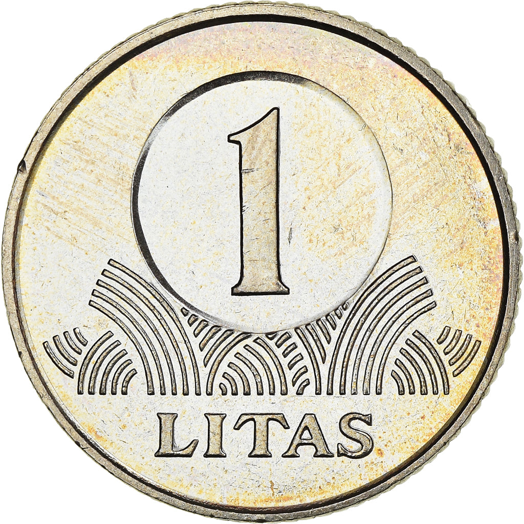 Coin, Lithuania, Litas, 2001, MS(63), Copper-nickel, KM:111