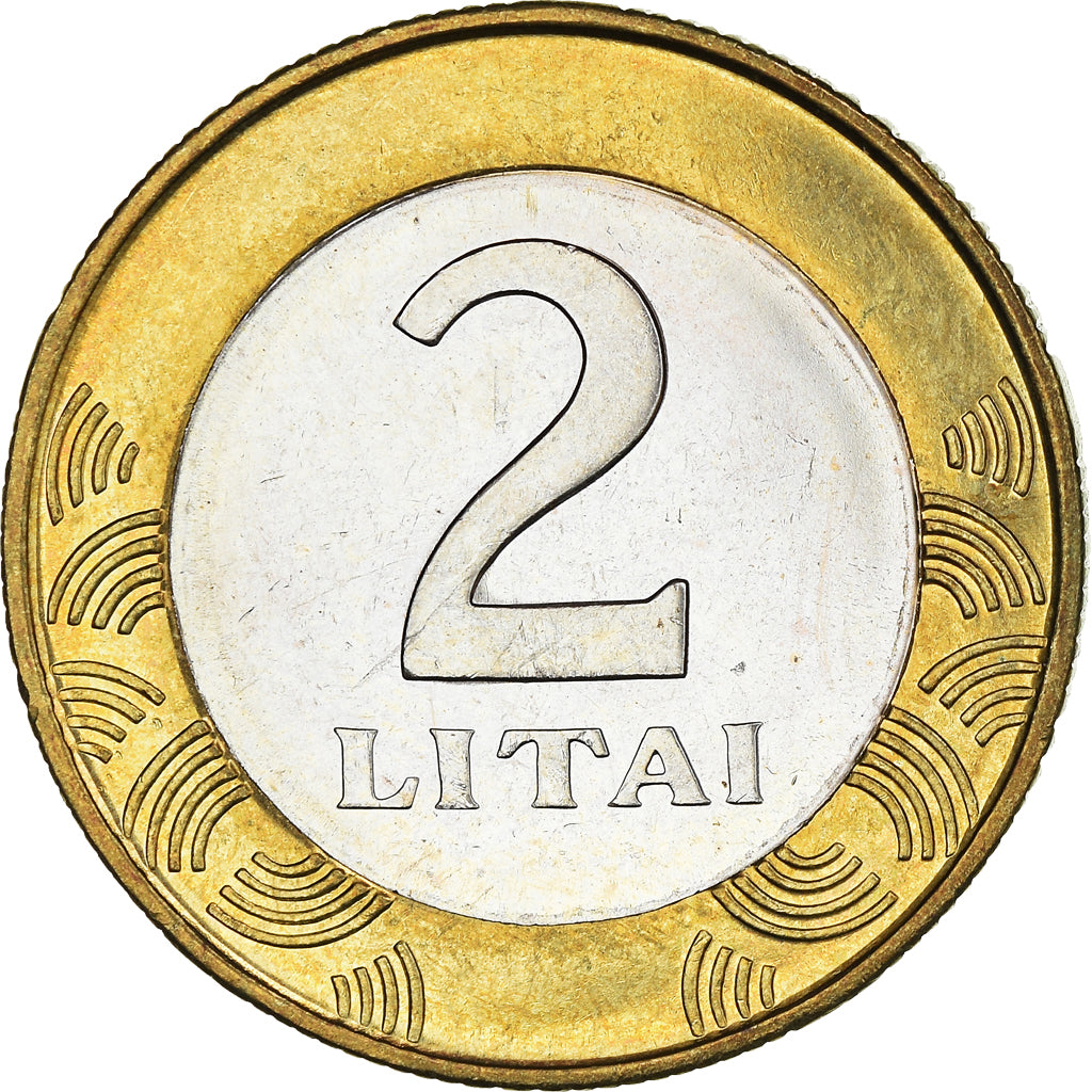 Coin, Lithuania, 2 Litai, 1999, MS(63), Bi-Metallic, KM:112