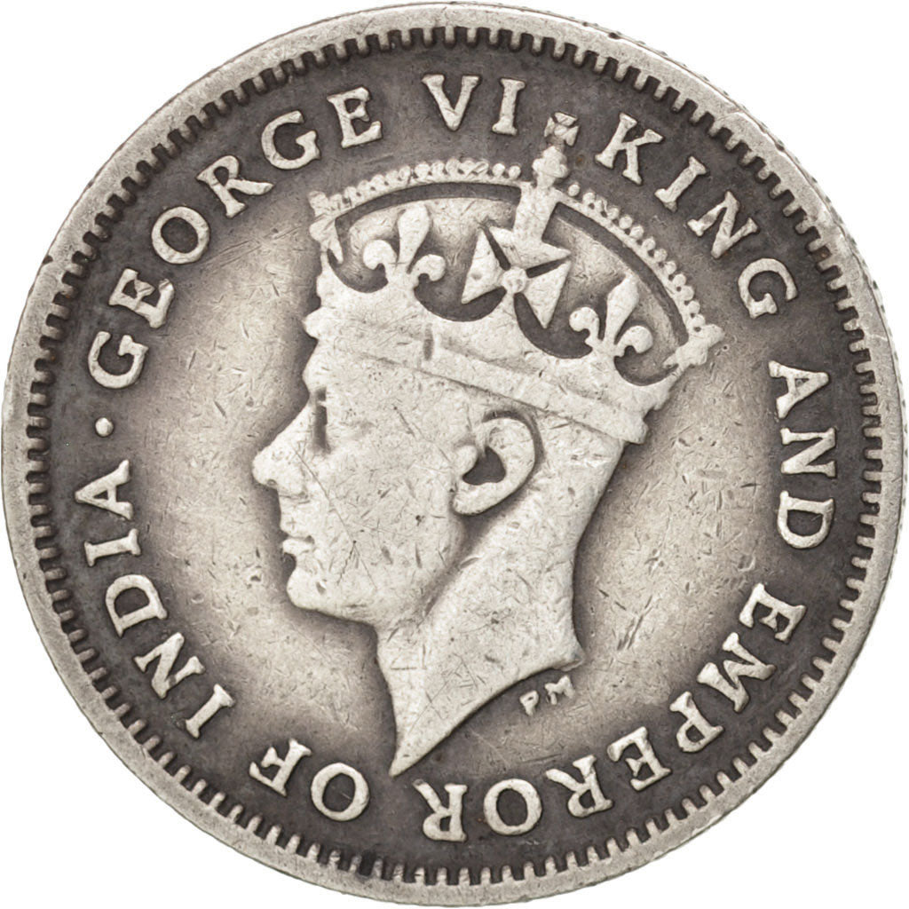 Guyana, 4 Pence, 1941, MB+, Argento, KM:30