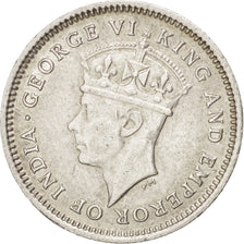 GUYANA, 4 Pence, 1943, KM #30, AU(50-53), Silver, 1.89