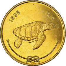 Coin, MALDIVE ISLANDS, 50 Laari, 1995, MS(60-62), Nickel-brass, KM:72