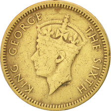 HONG KONG, 5 Cents, 1949, KM #26, VF(30-35), Nickel-Brass, 16.5, 2.52
