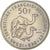 Coin, Djibouti, 50 Francs, 1970, MS(64), Nickel, KM:E6