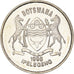 Moeda, Botsuana, 50 Thebe, 1998, British Royal Mint, AU(55-58), Aço Niquelado