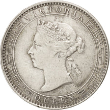Ceylon, Victoria, 25 Cents, 1893, BB+, Argento, KM:95