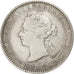 Ceylon, Victoria, 25 Cents, 1893, BB+, Argento, KM:95