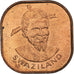 Moneta, Suazi, Sobhuza II, 2 Cents, 1975, British Royal Mint, AU(55-58)