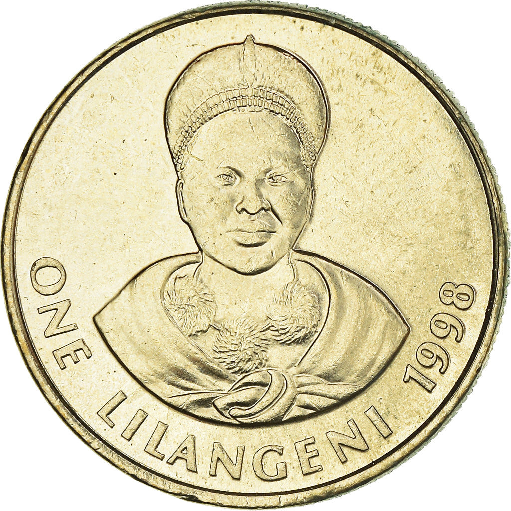 Coin, Swaziland, King Msawati III, Lilangeni, 1998, British Royal Mint, MS(63)