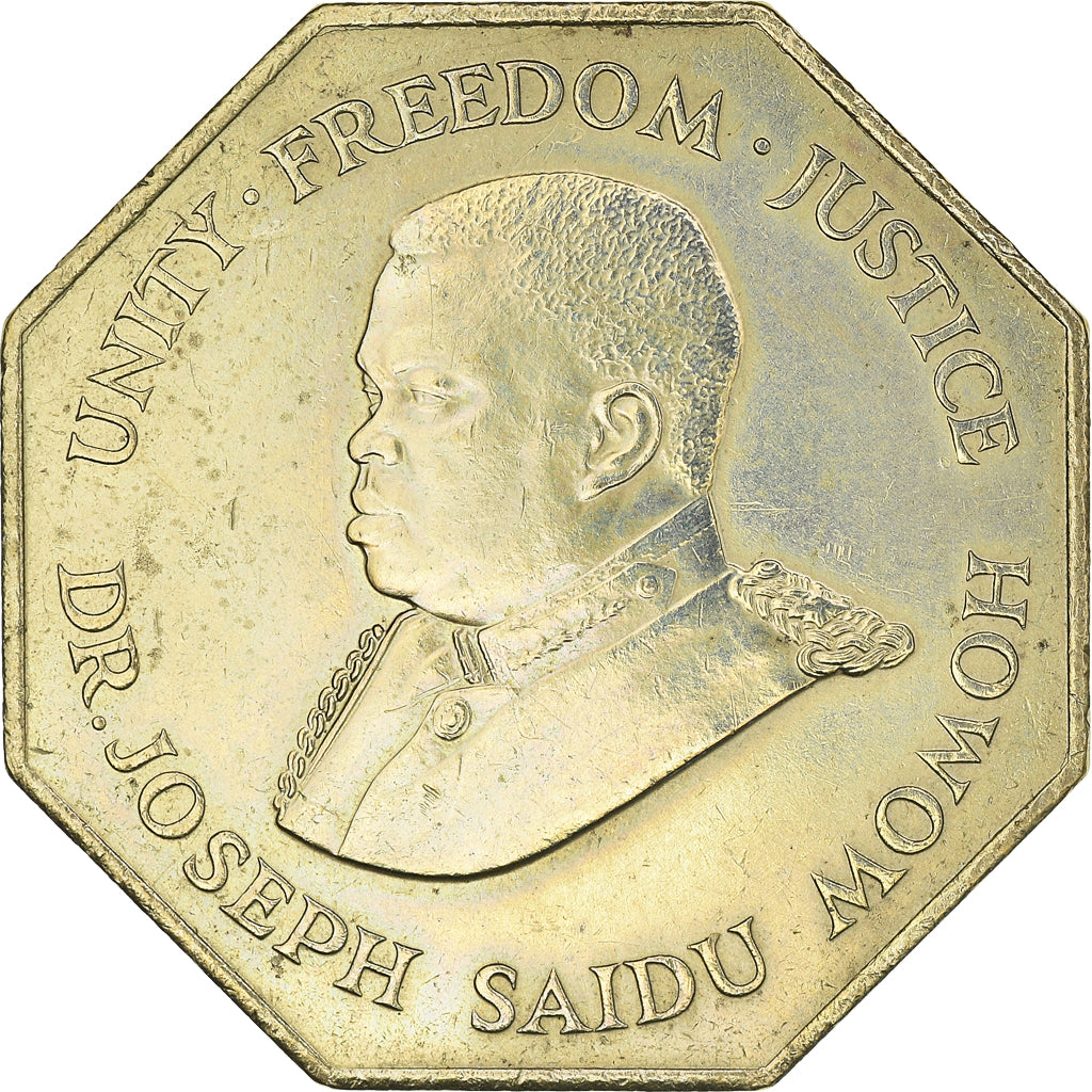 Coin, Sierra Leone, Leone, 1987, AU(55-58), Nickel-Bronze, KM:43