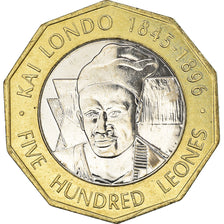 Coin, Sierra Leone, 500 Leones, 2004, MS(63), Bi-Metallic, KM:296