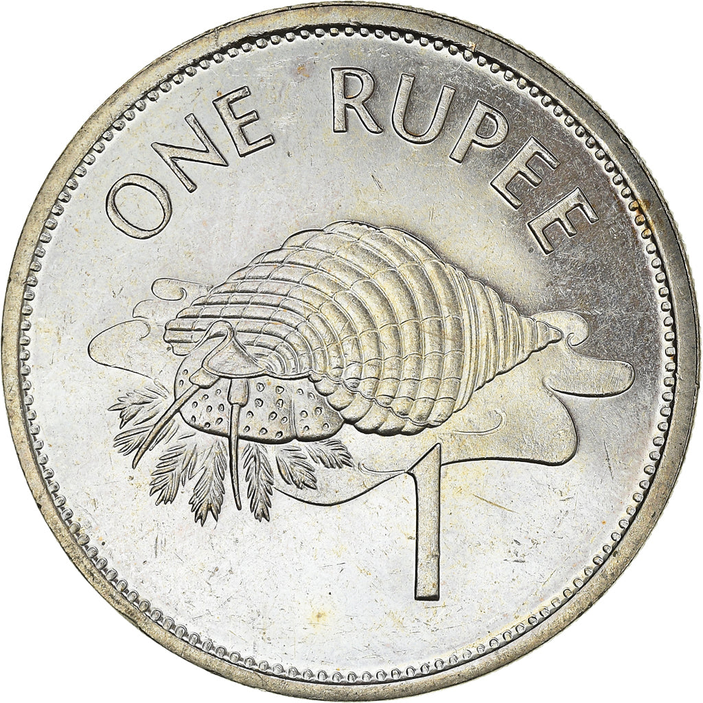 Münze, Seychelles, Rupee, 1997, British Royal Mint, UNZ, Kupfer-Nickel, KM:50.2