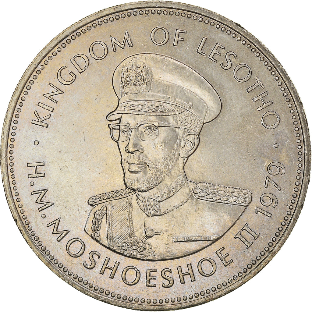 Coin, Lesotho, Moshoeshoe II, Loti, 1979, MS(63), Copper-nickel, KM:22