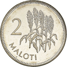 Coin, Lesotho, Moshoeshoe II, 2 Maloti, 1998, MS(63), Nickel plated steel, KM:58