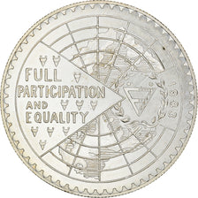 Coin, Lesotho, Moshoeshoe II, 25 Maloti, 1983, MS(64), Silver, KM:44