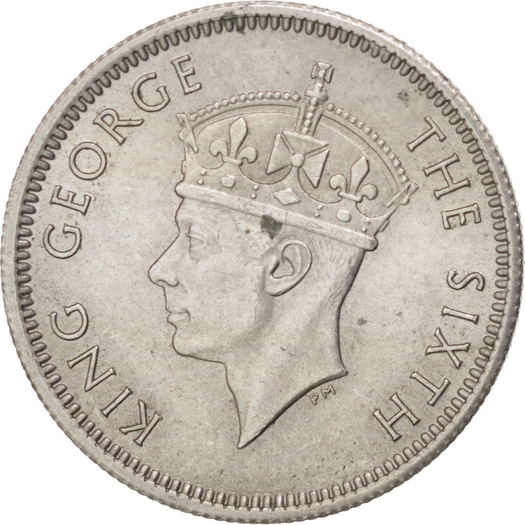 Coin, MALAYA, 10 Cents, 1948, AU(55-58), Copper-nickel, KM:8