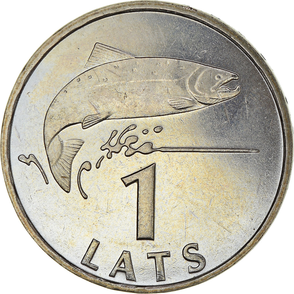 Coin, Latvia, Lats, 1992, MS(64), Copper-nickel, KM:12