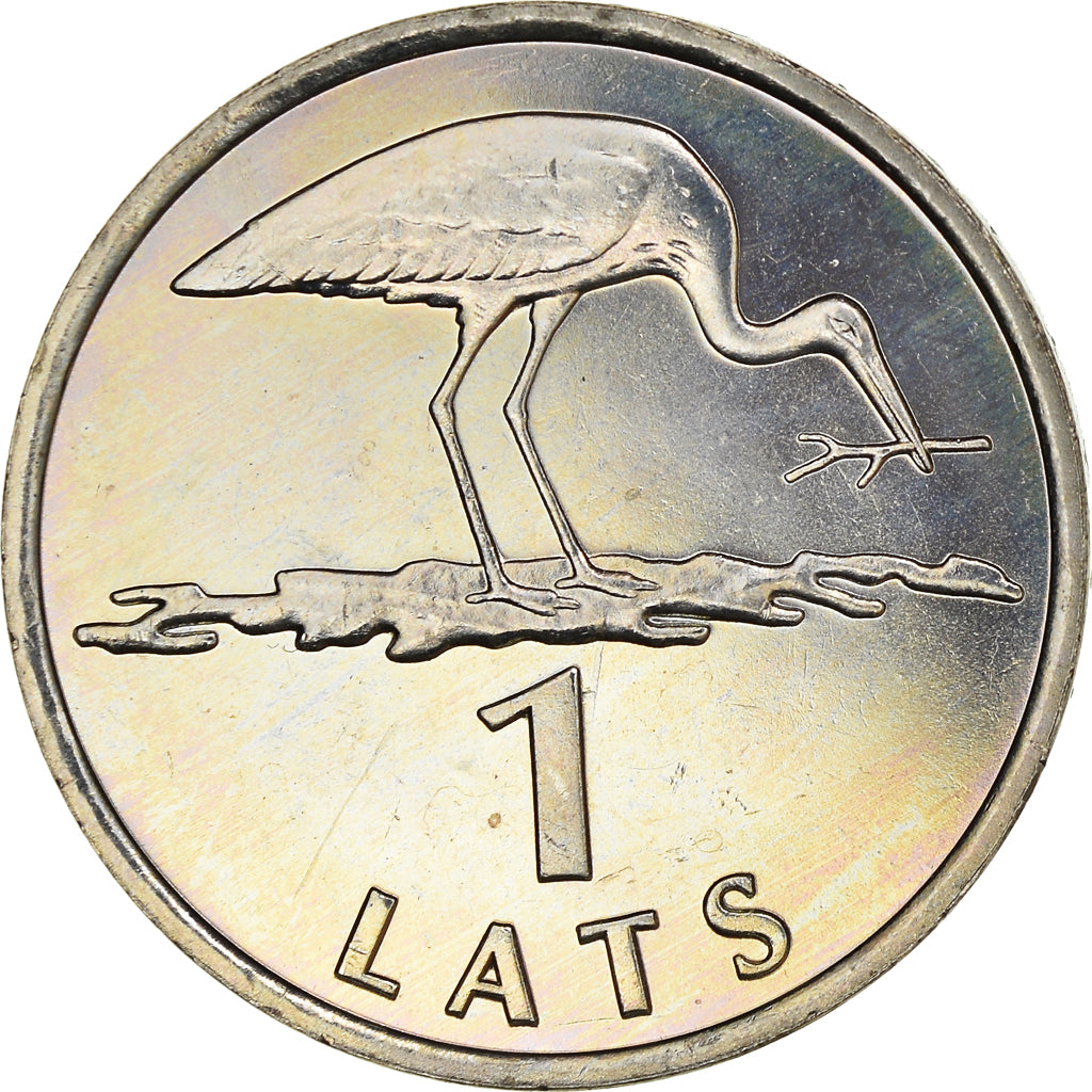 Coin, Latvia, Lats, 2001, Vantaa, MS(64), Copper-nickel, KM:54