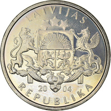 Coin, Latvia, Lats, 2004, Vantaa, MS(63), Copper-nickel, KM:67