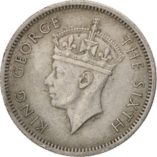 Coin, MALAYA, 10 Cents, 1950, AU(50-53), Copper-nickel, KM:8