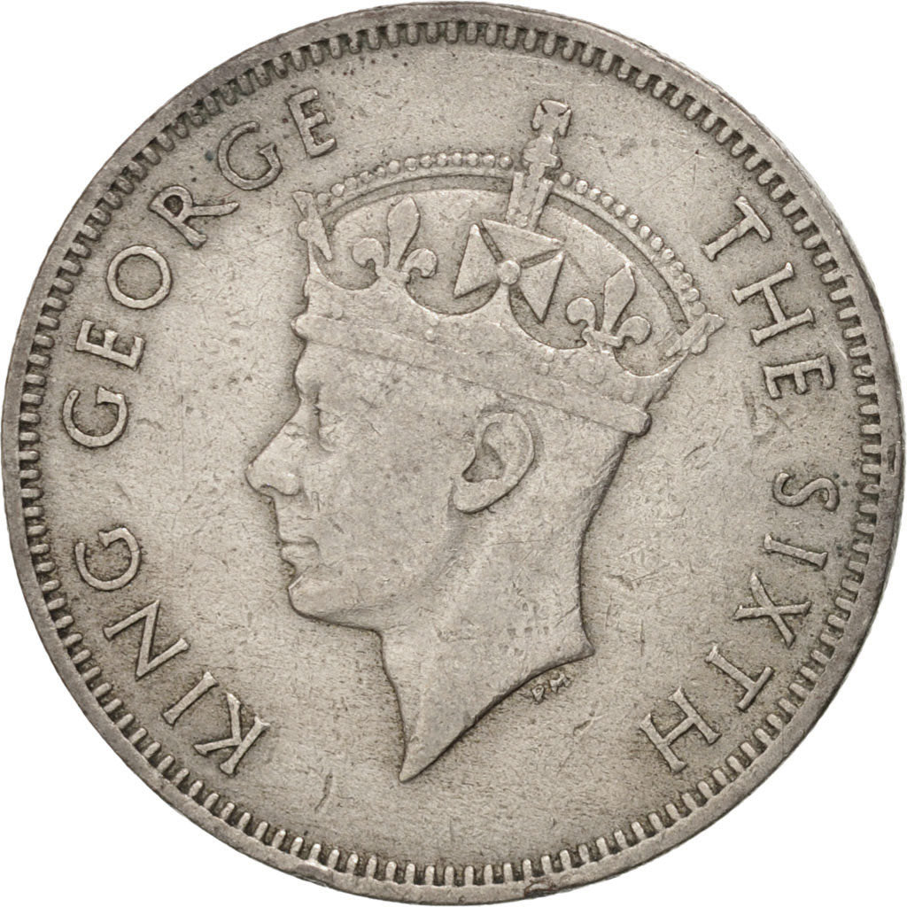 Coin, MALAYA, 20 Cents, 1948, EF(40-45), Copper-nickel, KM:9
