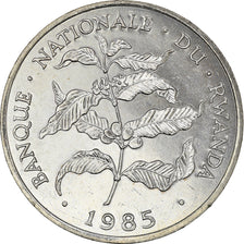 Coin, Rwanda, 10 Francs, 1985, British Royal Mint, MS(63), Copper-nickel