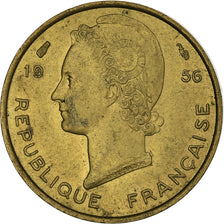 Münze, French West Africa, 5 Francs, 1956, SS+, Aluminum-Bronze, KM:5
