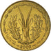 Coin, West African States, 5 Francs, 2002, MS(63), Aluminum-Nickel-Bronze, KM:2a
