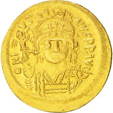 Justin II 565-578, Solidus, Constantinople, AU(55-58), Gold, Sear #345, 3.92