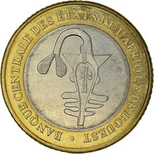 Coin, West African States, 500 Francs, 2003, MS(63), Bi-Metallic, KM:15